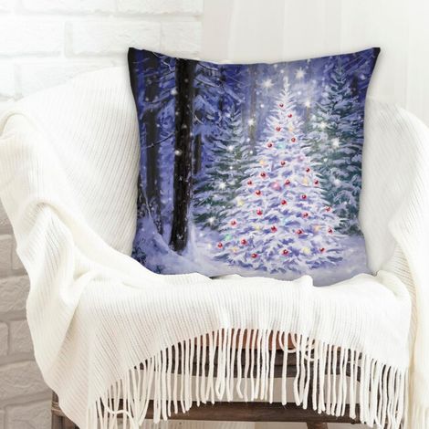 Housse de coussin pour décoration intérieure résistant au lavage pour canapé lit salon chambre (1/5)