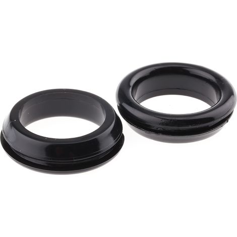 Passe-câble RS PRO en PVC, Ø câble max. 20.8mm, panneau 2mm max, Ø découpe 26mm ( Prix pour Sachet de 100 )