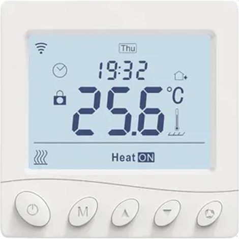 Tuya WiFi Thermostat Régulateur de Température Eau/Chauffage Électrique au Sol Chaudière à Gaz Contrôle par Application (A) (1/5)
