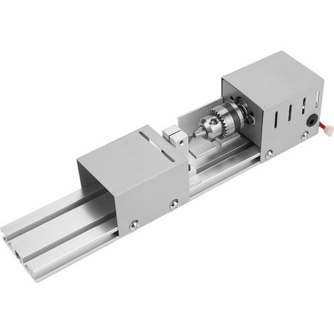 Mini-Drehbank, Perlenpoliermaschine, Schmuckperlenpolier- und Schleifmaschine, DIY-Drehwerkzeug für die Holzbearbeitung (1/5)