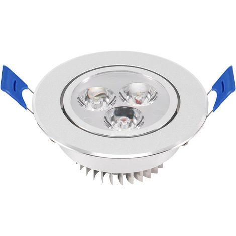 Spot Encastré LED - 3 W - Blanc Froid - Rotatif - Pour Plafond - Usage Intérieur Et Extérieur Limité - 1 Pièce (1/5)