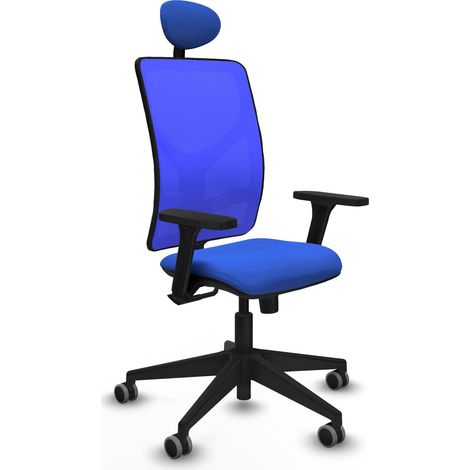 Silla de oficina piqueras y crespo Motilla negro soporte lumbar ajustable (1/2)