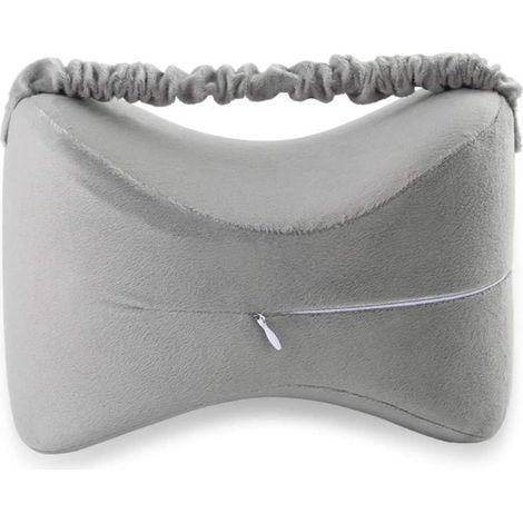 Pillows Mousse À Mémoire De Forme À Rebond Lent Multi-Purpose Grossesse Side Sleepers Back Blessures Coussinets De Jambe Leggings avec Elastic Strap Washable Cover Gris,Grayelasticband (1/5)