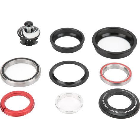 Jeu de direction sans filet GUB en alliage d'aluminium à double roulement pour vélo de route et VTT