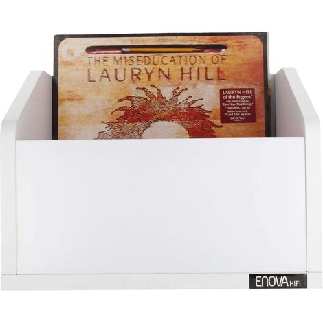 MEUBLE BLANC POUR 120 VINYLES ENOVA HIFI (1/5)