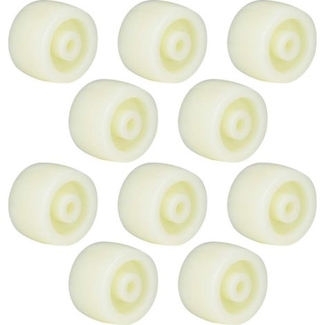 10pcs 1,5 pouces à rouleau nylon en nylon Poulle rouleuse rouleau de lanceur de 40 kg de maximale (1/5)