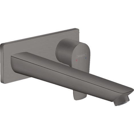Hansgrohe Talis E - Grifo de lavabo empotrado, cromo negro cepillado 71734340 (1/2)