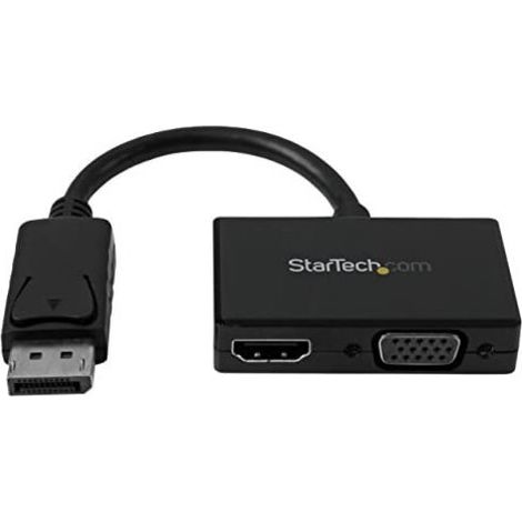 StarTech.com DP2HDVGA Videokabel-Adapter 0,15 m Schwarz (1/5)