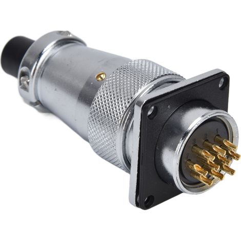 Connecteur étanche WS24 500V pour avion, prise et socle aviation résistants à l'eau (1/5)