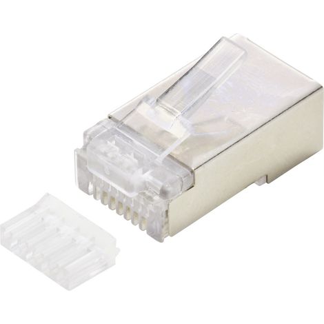 TRU COMPONENTS TC-9878248 RJ45-Steckverbinder  Modularstecker CAT 6A Stecker, gerade     1 St.