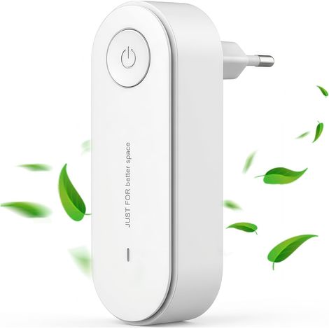 Purificateur d'Air Ionique, pour Chambre Bureau et Animaux, Ioniseur d’Air à Ions Négatifs Sans Filtre, Aide à Réduire Odeurs, Fumée Légère (1/5)