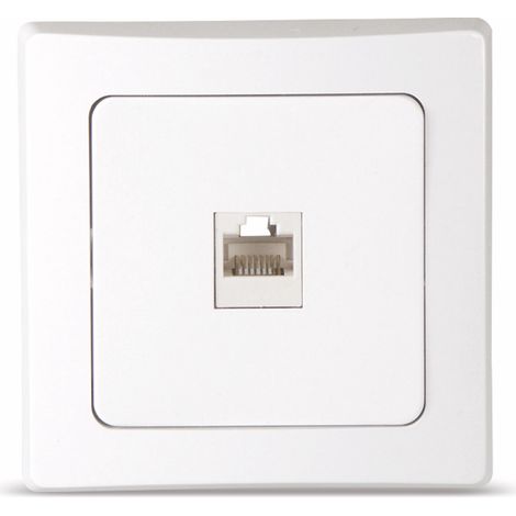 Prise RJ45 DELPHI, CAT.5e, blanche