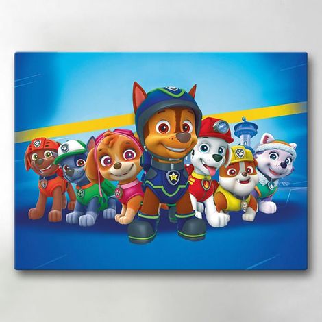 Impression sur toile / Peinture - Pat' Patrouille - 40 x 30 cm - Toile (1/5)