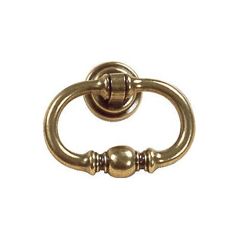 Poignée 1 attache rustique largeur 55 mm - zamak vieux bronze - 776 F