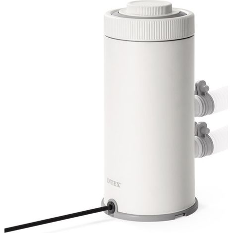 Pompe de filtration piscine 220V modèle 26604, système filtrant pour bassin avec support, pompe de circulation d'eau 3,3 kg pour entretien et nettoyage de piscine (1/2)