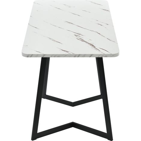 Modernes Esszimmer-Set mit 1 Tisch und 4 Stühlen 117 x 68 x 75 cm, grünem Samt und MDF (1/5)