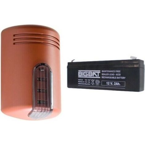 Venitem sirena Mattone/Fume antischiuma 12V + Batteria - DOGE LS 20.202.181
