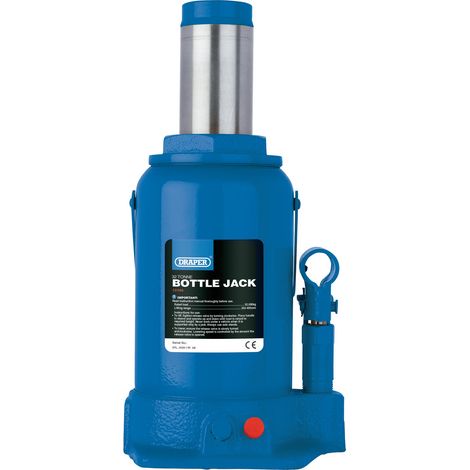 Draper 32 Tonne Hydraulic Bottle Jack with 255-405mm Lifting Range (Model 13104) (1/5)
