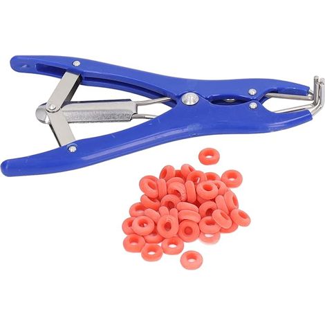 Outil Pince Expansion 100 Anneaux Caoutchouc Castration Bovins (1/5)