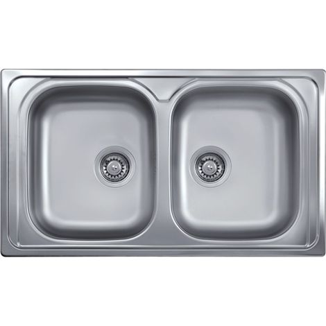 Lavello 86x50 cm doppia vasca (1/3)