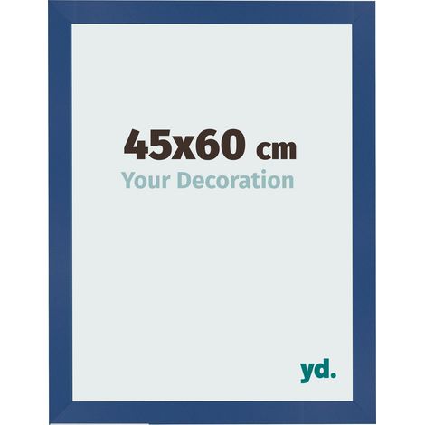 yd. - Cadre photo 45x60 - Bleu Fonce - MDF - Bologna (1/5)