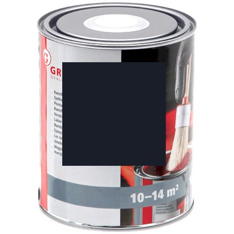 Vernis peinture bleu marine RAL 5004 NOPOLUX WILCKENS GRANIT Bidon de 1 l