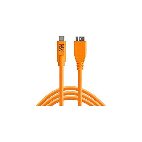Tether Tools CUC3315-ORG cable USB 4,6 m USB 3.2 Gen 1 (3.1 Gen 1) USB A Micro-USB B Naranja (1/5)