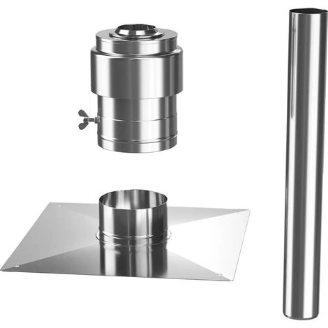 Bosch Accesorio de escape FC-O60 Tapa de pozo Acero inoxidable d:60 mm, 7738112527