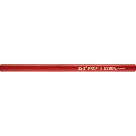 Crayon de charpentier ovale 30cm PROFI – Mine résistante au bris – Facile à tailler avec taille-crayon Lyra (1/4)
