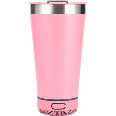 Tasse À Bière Avec Haut-Parleur Bluetooth - Tasse Isolée En Acier Inoxydable 304 Double Paroi - Ouvre-Bouteille Intégré - 1 Pièce (1/4)