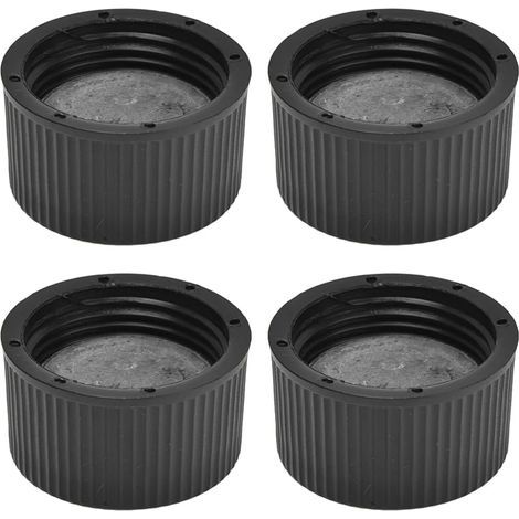 Lot de 4 Bouchons de Vidange avec Joints d'Étanchéité de Rechange pour Filtre à Sable, Kit de Remplacement