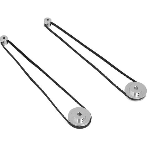2 ensembles poulies crantées 20/60 dents roue synchrone + 2 courroies 6mm pour imprimante 3D alésage 5mm et 8mm (1/5)