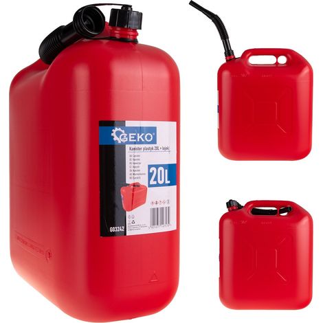 Bidon en plastique 20L + entonnoir (5) (1/5)