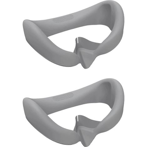 Augenpads für Pico 4, Ersatz-Silikon-Schutzhülle für Gesichtsmaske, Schweißmaske, VR-Brillenzubehör (grau) (1/3)