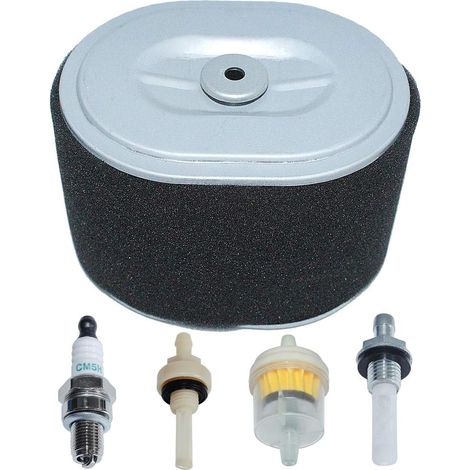 Joint de filtre air-carburant avec kit de bougie pour Honda GX240 GX270 8HP 9HP Moteur de tondeuse Remplace 17210-ZE2-505 (1/5)