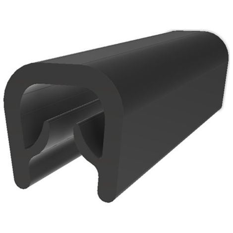 Protection de bordure RS PRO noir, 20m x 15 mm x 14.8mm ( Prix pour Bobine de 20 Mètres )