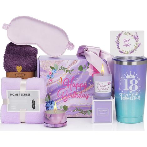 Geschenkideen zum 18. Geburtstag für ein Mädchen, Geschenkset für eine 18-Jährige, beste Freundin/Schwester/Freundin/Kollegin/beste Freundin, Gesundheitsgeschenke für ein 18-jähriges Mädchen (1/5)