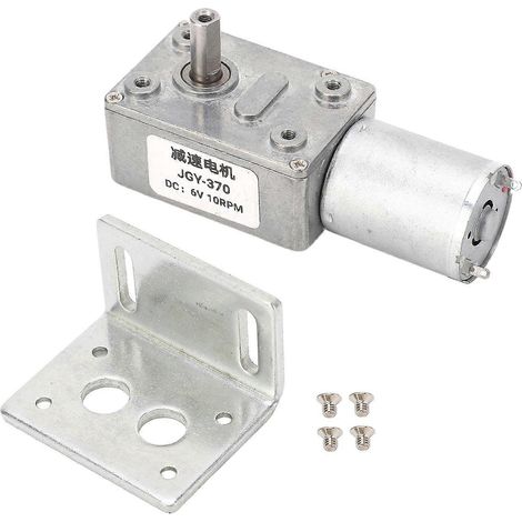 Schneckengetriebemotor mit hohem Drehmoment, 12 mm, einwellig, selbsthemmend, reversibel, Drehzahlreduzierung, Gleichstromturbine