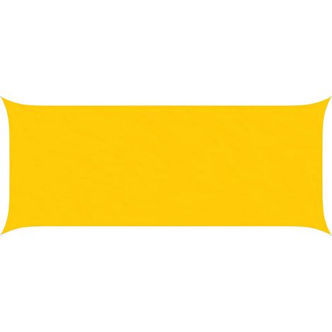 Vela da ombra solare Giallo 6 x 2,5 m 100% Poliestere Oxford vidaXL