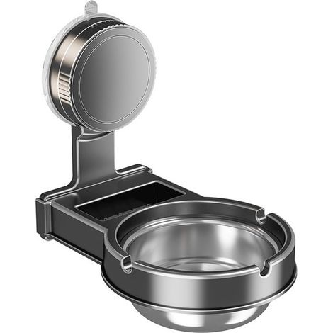 Cendrier à ventouse pour fixation murale, sans perçage, pour salles de bains et toilettes de la maison. (1/2)