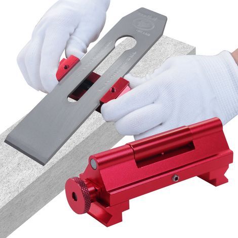 Guide d’Affûtage pour Ciseaux - Affûteur de Ciseaux à Bois,Réglage D'angle Antirouille Pour Lames 5-56mm Haches Outils De Menuiserie Et Entretien (1/5)