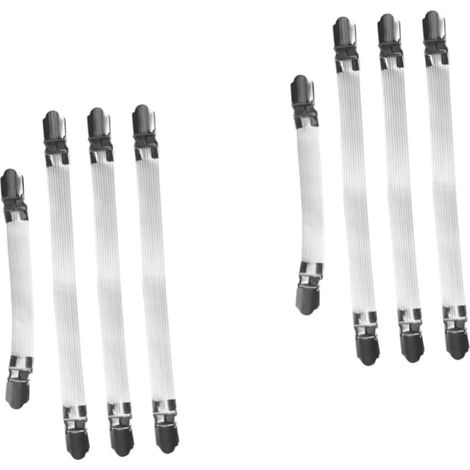 Lot De 4 Pinces Élastiques pour Planche à Repasser - Attaches De Housse De (1/5)
