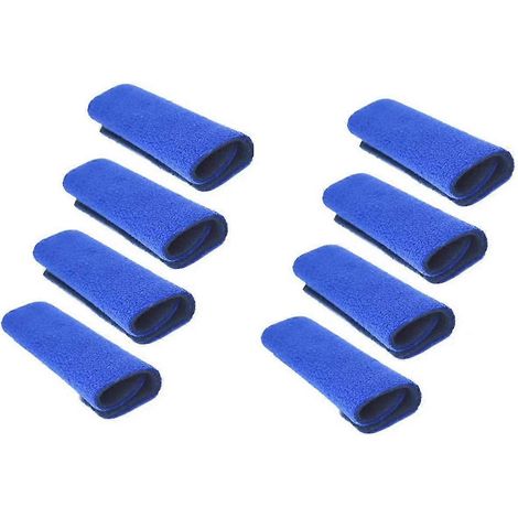 Lot de 8 protège-sangles pour masques CPAP, écrans faciaux compatibles avec les bandeaux CPAP, coussinets de confort universels et réutilisables (1/5)