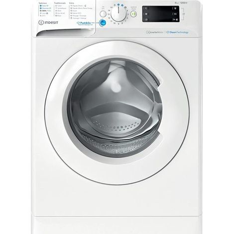 INDESIT Lave-linge frontal 8 kg 1200 tr/mn - BWE8127XWVFR