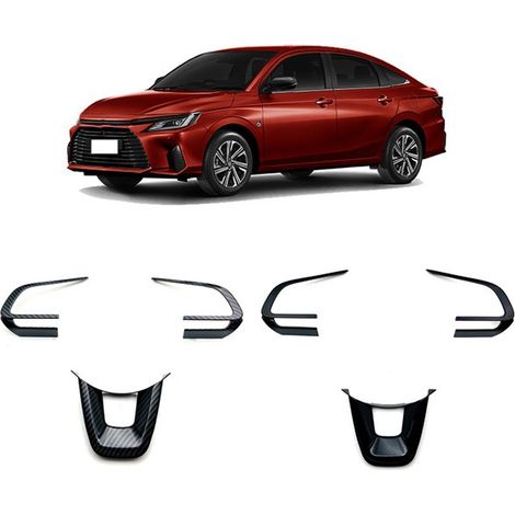 3 baguettes décoratives de volant pour Toyota Yaris Ativ VOIS 2023 (1/4)