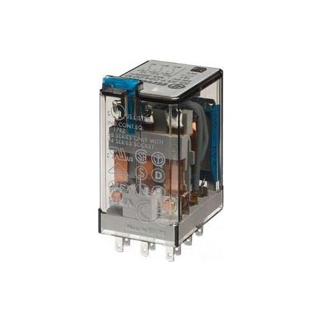 Relais industriel 3RT 10A 24V DC bouton test 279633 FINDER 553390240010