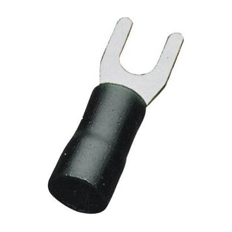 Aigostar Conectores eléctricos SV5.5-6 terminal preasislado eléctricamente, de U, 15 piezas, negro