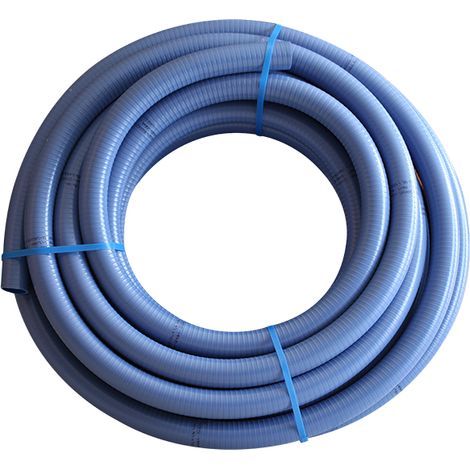 Tuyau souple PVC 63 mm – Longueur 25 m – Pression de service 4 bar à 23°C – Traitement anti-chlore et rongeurs – Sorodist