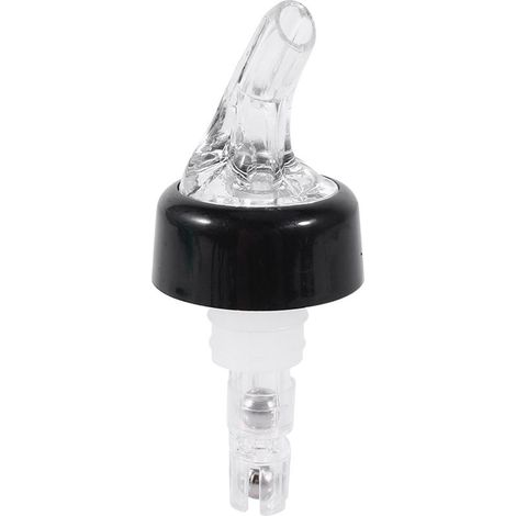 Transparenter Weinausgießer für Flaschen, Ausgießer für Spirituosen und andere Flüssigkeiten mit freiem Durchfluss und integriertem Messgerät. (1/5)