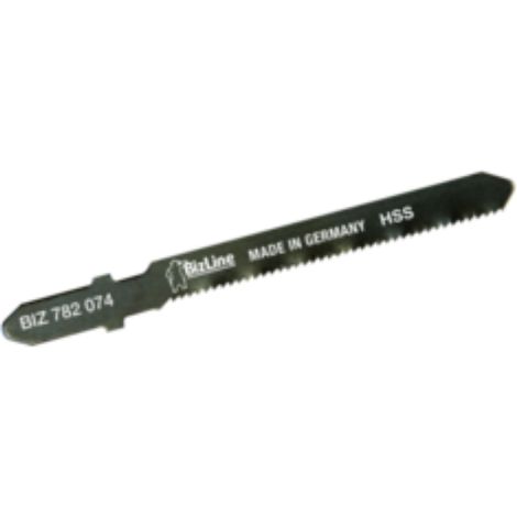 lame scie sauteuse - acier - courbe - lot de 5 - bizline